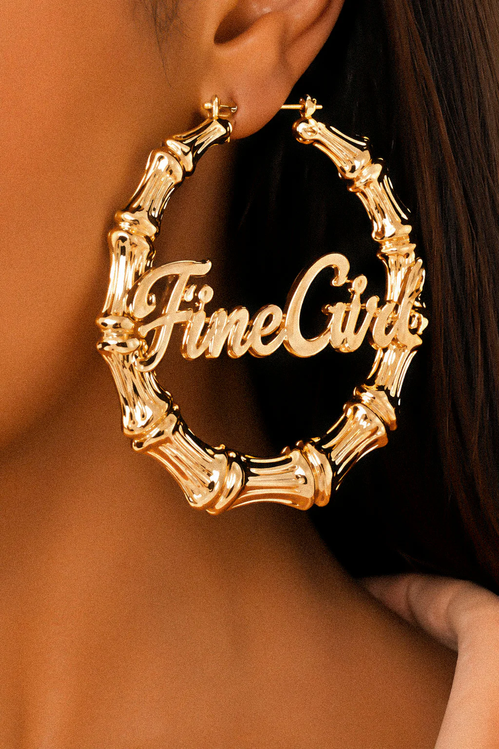 So 2000s Bamboo Hoops - Image 4