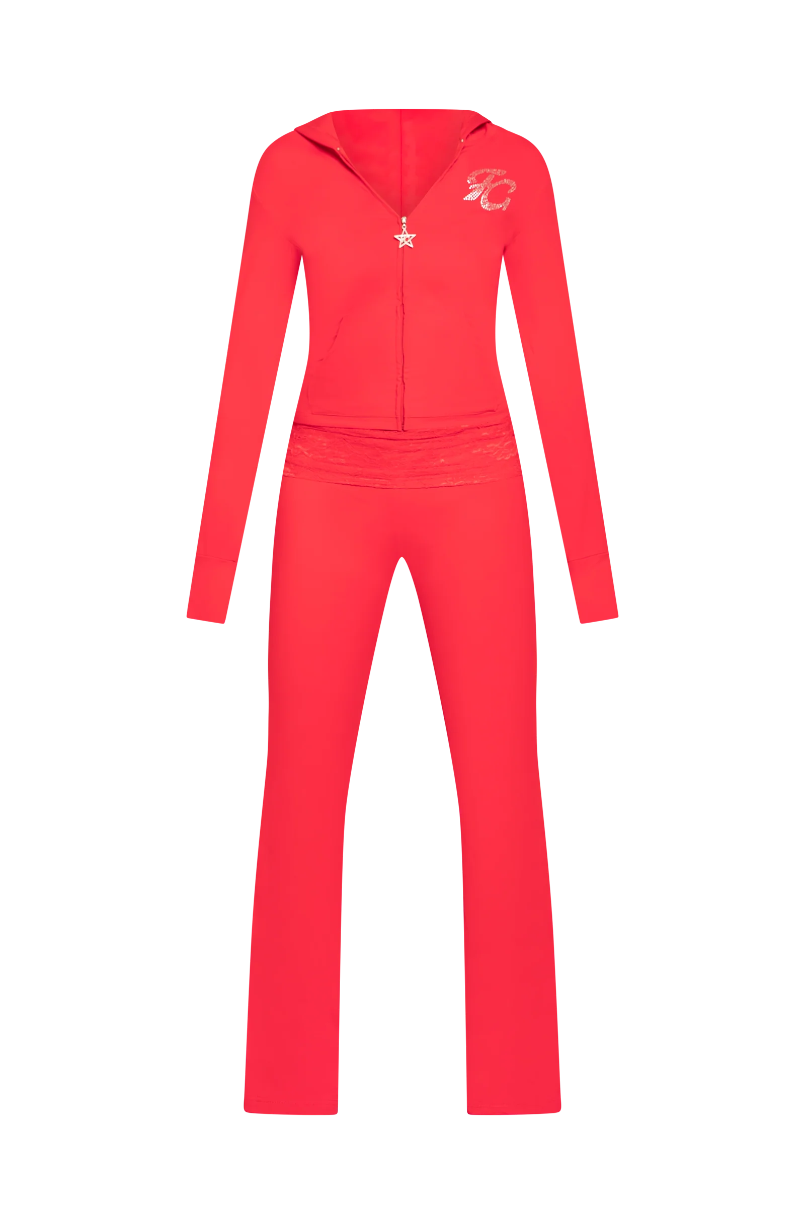 So 2000s Yoga Jacket Red - Image 4
