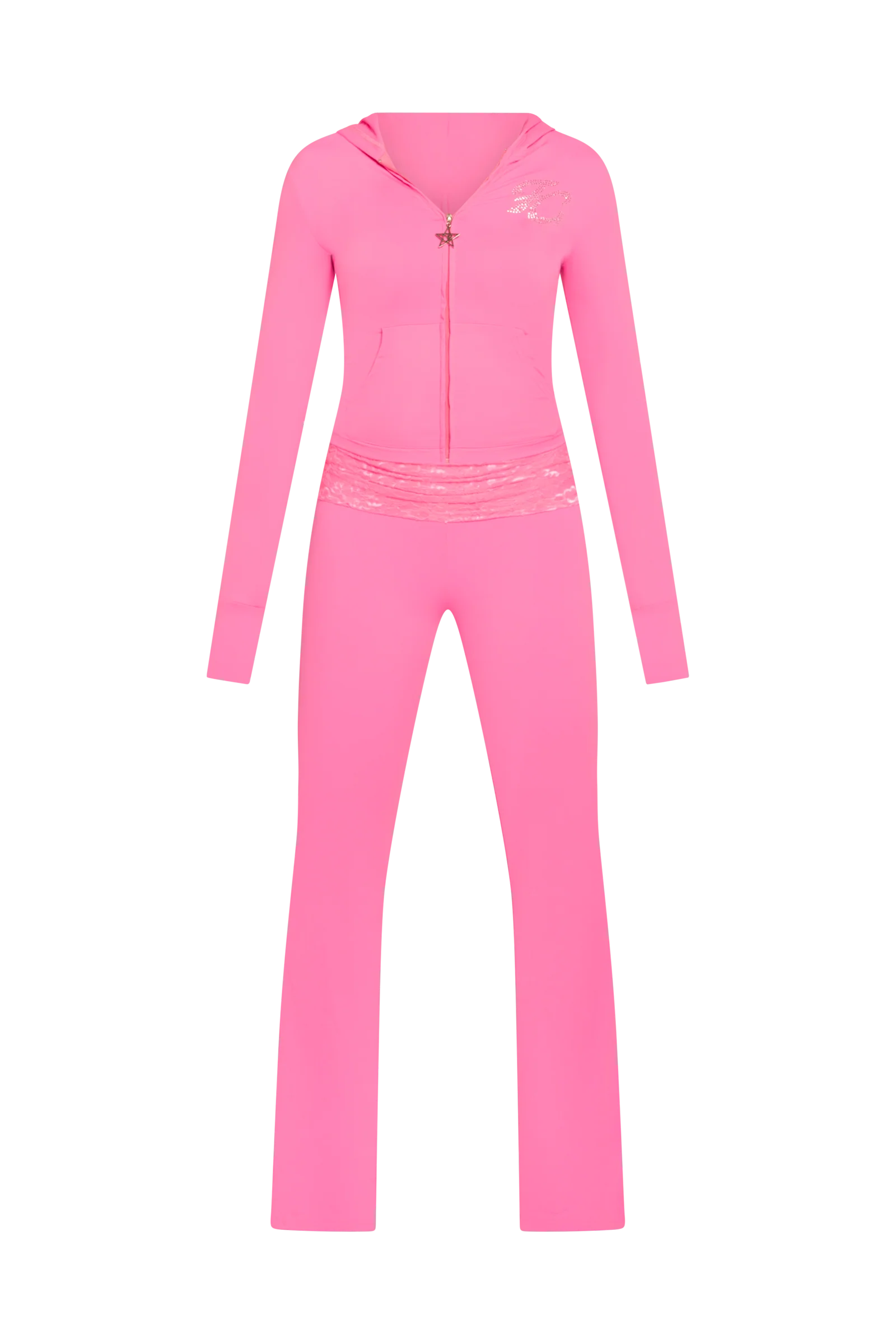 So 2000s Yoga Jacket Pink - Image 3