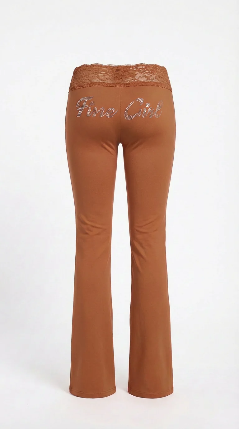So 2000s Yoga Pants Brown - Image 3